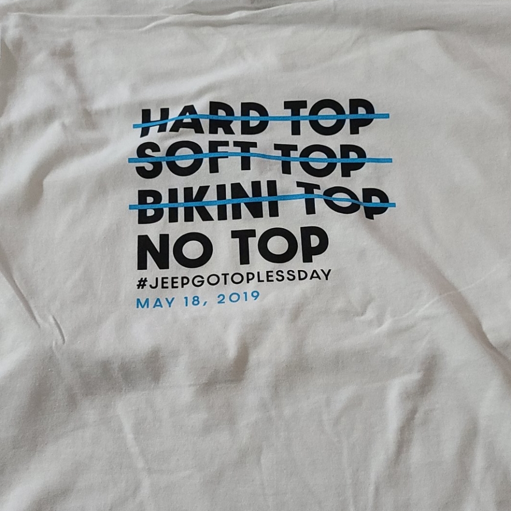Jeep Go Topless T shirt NWTags - Picture 2 of 2
